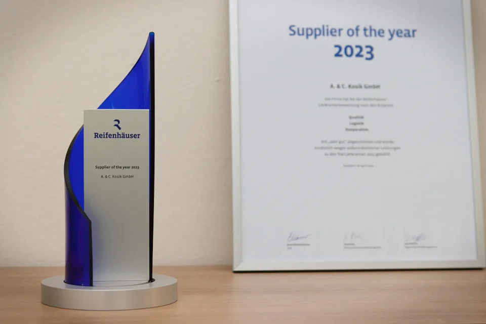 Reifenhäuser Auszeichnung: Supplier of the Year 2023