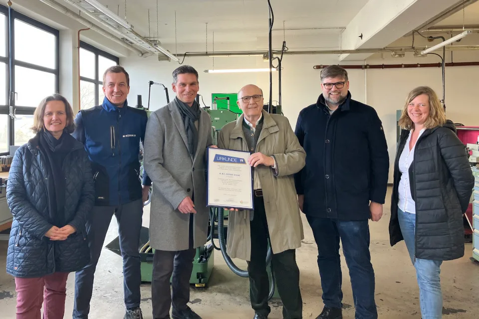 Landrat Martin Neumeyer besucht KOSIK
